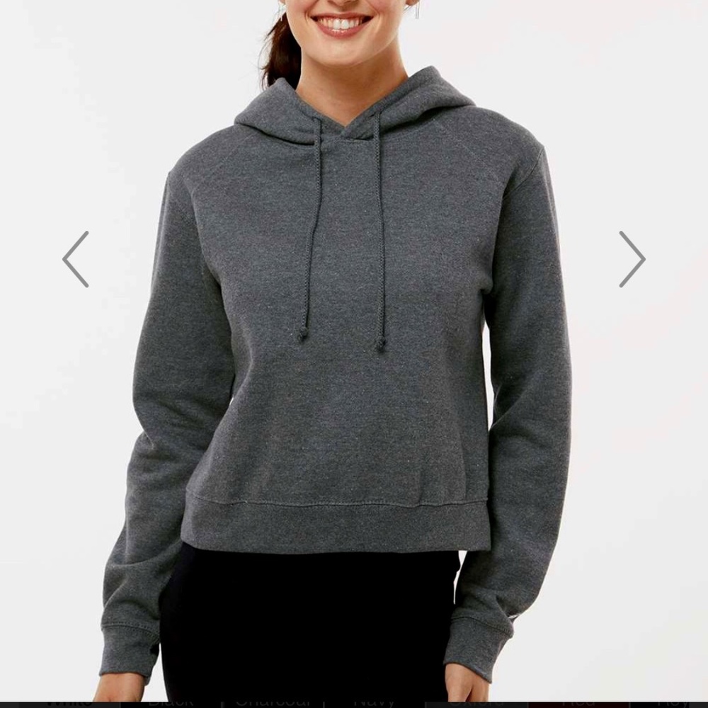 Med Dark Gray Hoodie Sweatshirt